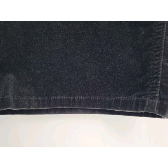 Chicos Black Velvet Pants Size 1 (8) Button/Zip - Picture 4 of 6